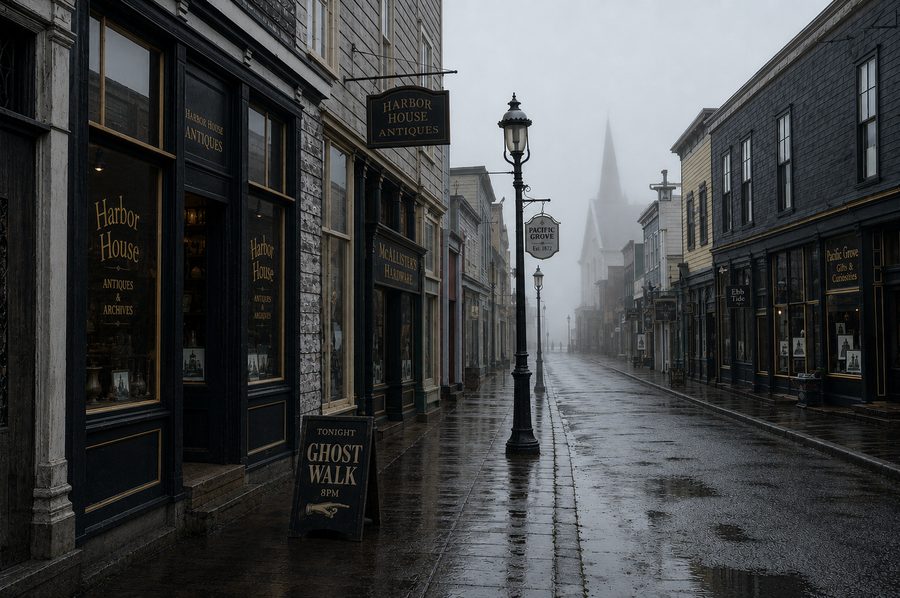 Concept art of a street in Saint's End